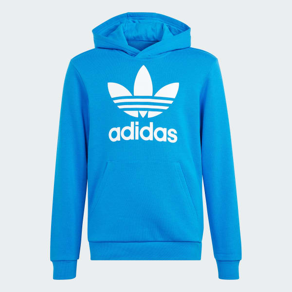 adidas Adicolor Trefoil Hoodie - Blue | Kids' Lifestyle | adidas US