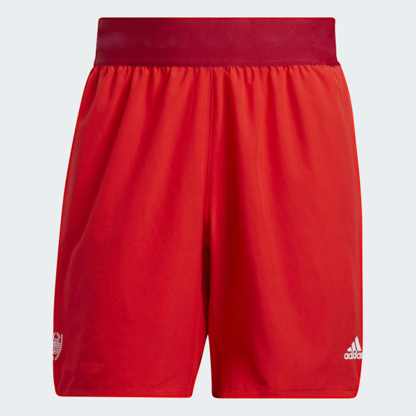Shorts Donovan Mitchell Vermelho adidas adidas Brasil