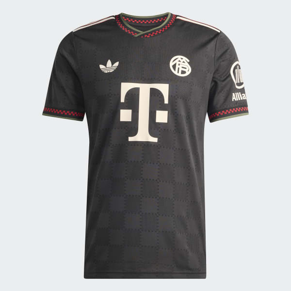 adidas FC Bayern 25/26 Third Authentic Jersey - Black | adidas