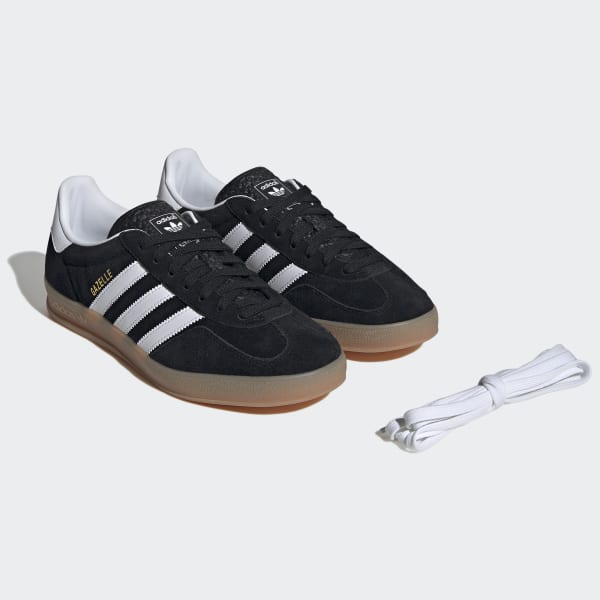 adidas Gazelle Indoor Shoes - Black | Free Shipping with