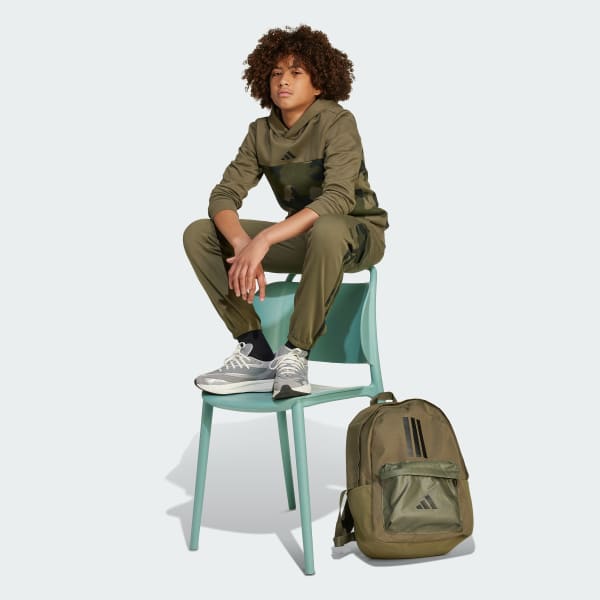 Green Seasonal Essentials Camo Fleece Hoodie Kids