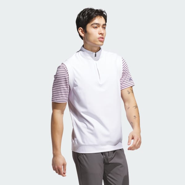 White Ultimate365 Classic Quarter-Zip Vest