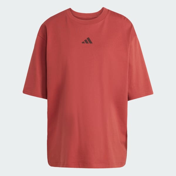 Red Training Yoga Stretch Body Mind Graphic Tee