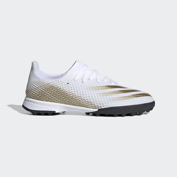 adidas X Ghosted.3 Turf Shoes - White 