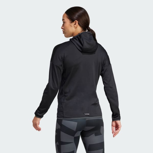 adidas Terrex Xperior Climawarm Light Fleece Hooded Jacket