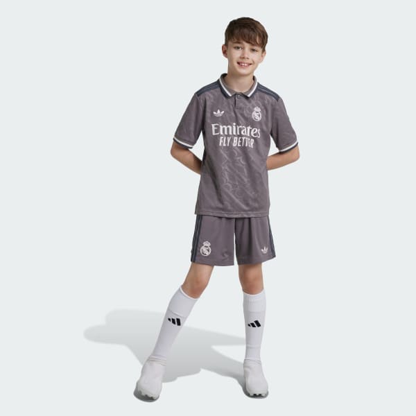 Marrone Short Third 24/25 Junior Real Madrid