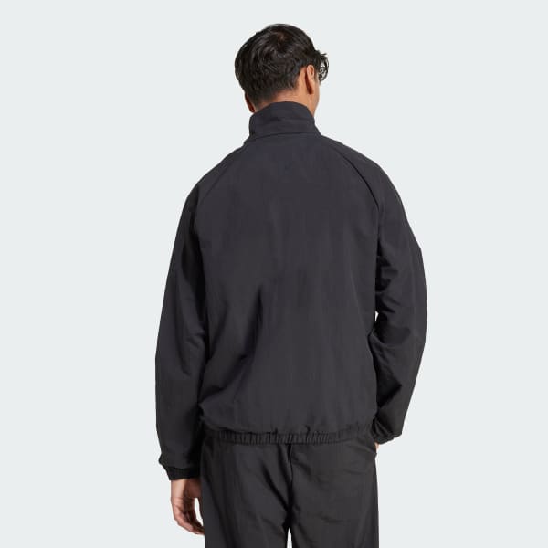 Svart Essential Small Logo Vindjakke