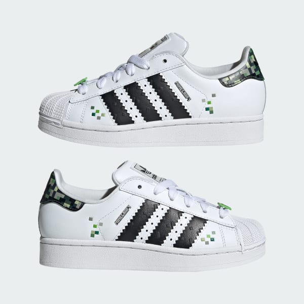 Adidas Superstar II x Minecraft Shoes Kids BUY IN EUROPE