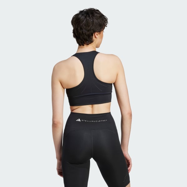 Black adidas by Stella McCartney TruePurpose Training Crop Top