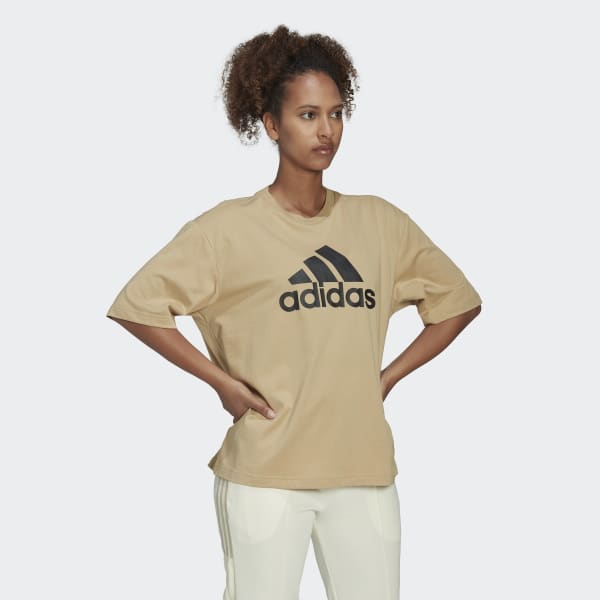สีเบจ เสื้อยืด Future Icons Badge of Sport