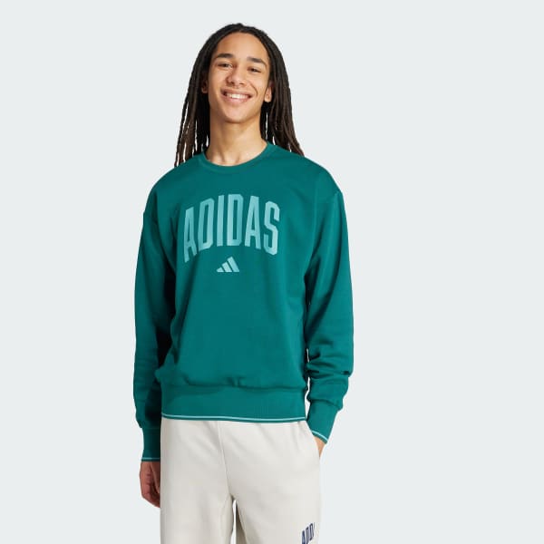 Zielony Collegiate Sweat