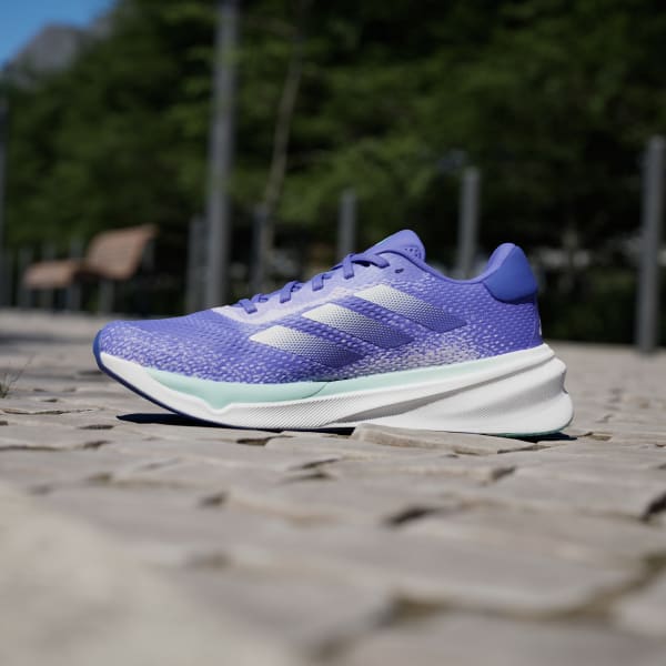 Adidas blue and purple shoes cheap