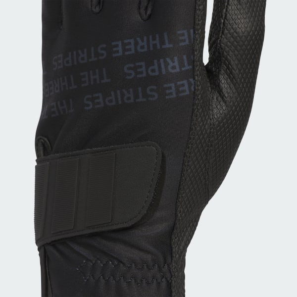 ブラック 【ゴルフ】ウォーム グローブ 25 ペア