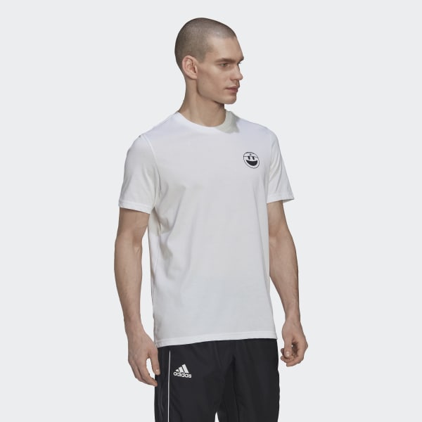 Branco T-shirt de Ténis WMB DH186