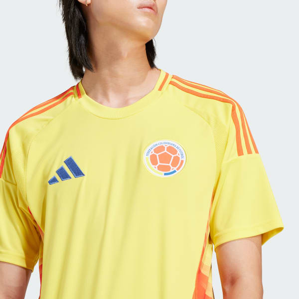 アディダス サッカー レプリカユニフォーム 代表選手 コロンビア代表 2024年 ホーム 大人 7番 ルイス・ディアス ネームあり IP8279  adidas