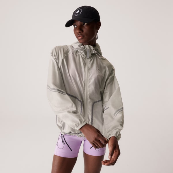 Clothing adidas by Stella McCartney TruePace Running Jacket Beige adidas South Africa