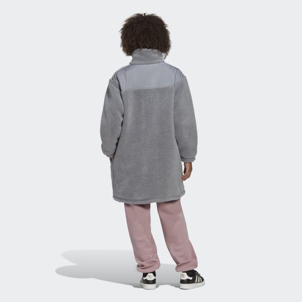 adidas Elongated Polar Fleece Jacket - Grey | adidas Canada