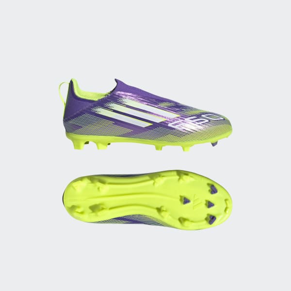 Kartoon　F50&PREDATOR adidas F50 League Laceless Firm/Multi-Ground Cleats Kids