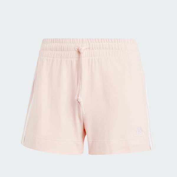 สีชมพู กางเกงขาสั้น Essentials Slim 3-Stripes
