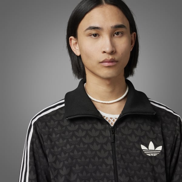 ウォーキング・ランニングウェア Adidas Adicolor 70s Monogram TrackJacket Adidas Adicolor 70s Monogram Track Jacket Wonder White Green