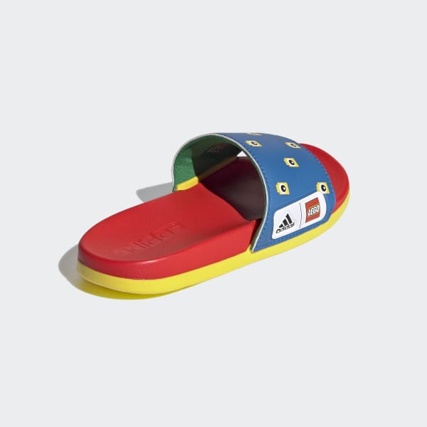 adidas Adilette Comfort x LEGO® Kids Slides - Blue | adidas Malaysia