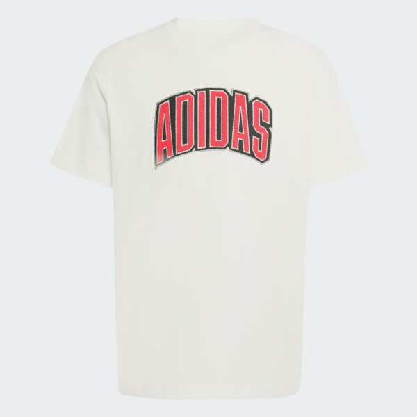 White STADIUM COLLEGIATE GRAPHIC T-SHIRT