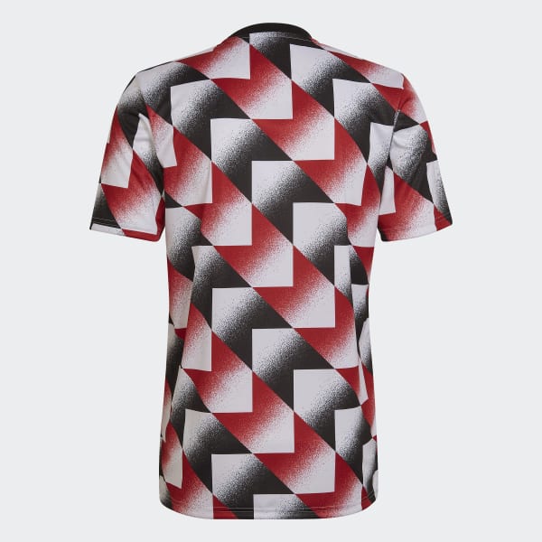 wit Manchester United Pre-Match Voetbalshirt DVS19