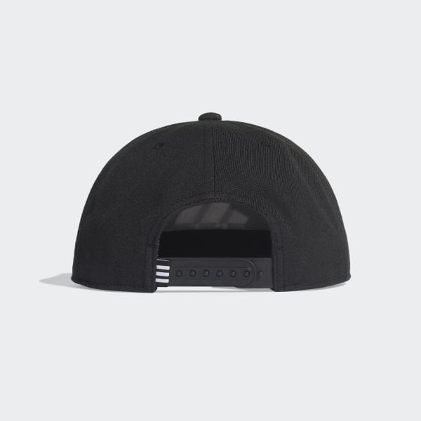 Black Snapback Logo Cap