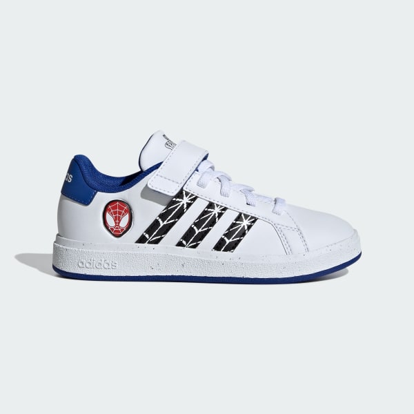 Weiss ADIDAS MARVEL SPIDER-MAN KIDS GRAND COURT SCHUH
