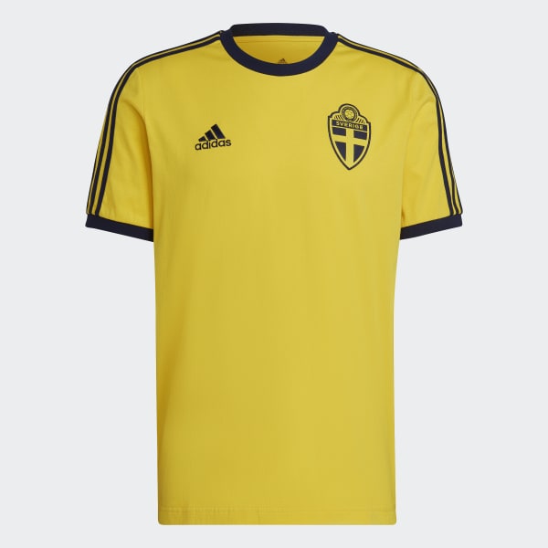 zlutá Tričko Sweden 3-Stripes