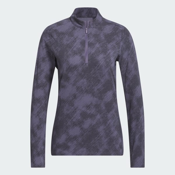 Nero Ultimate365 Printed Quarter-Zip Mock Neck Top