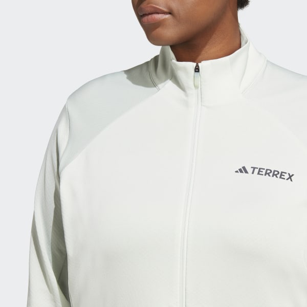 Green Terrex Multi Full-Zip Fleece Jacket (Plus Size)