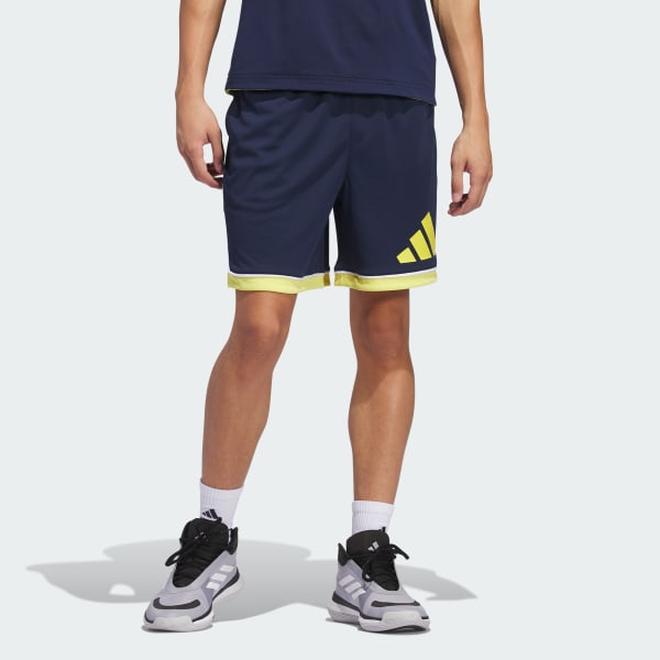 Blue adidas Basketball Badge of Sport Shorts