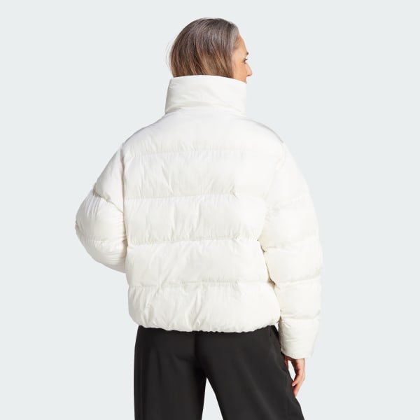 adidas Short Vegan Puffer Jacket - White | adidas Finland