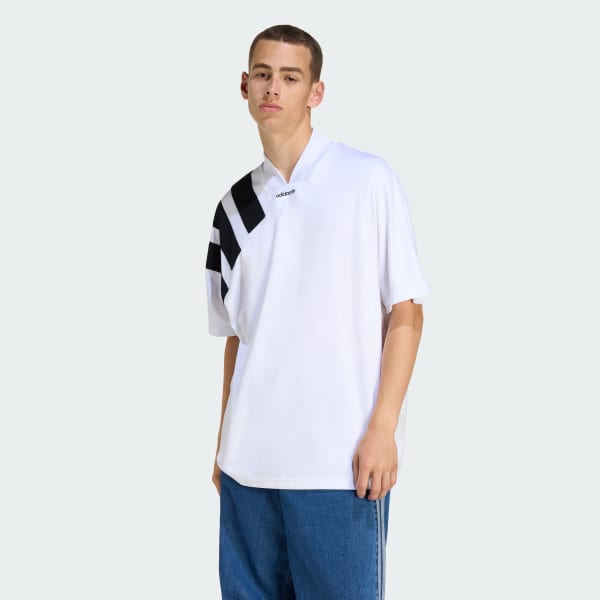 Weiss ADICOLOR BLOCKED JERSEY