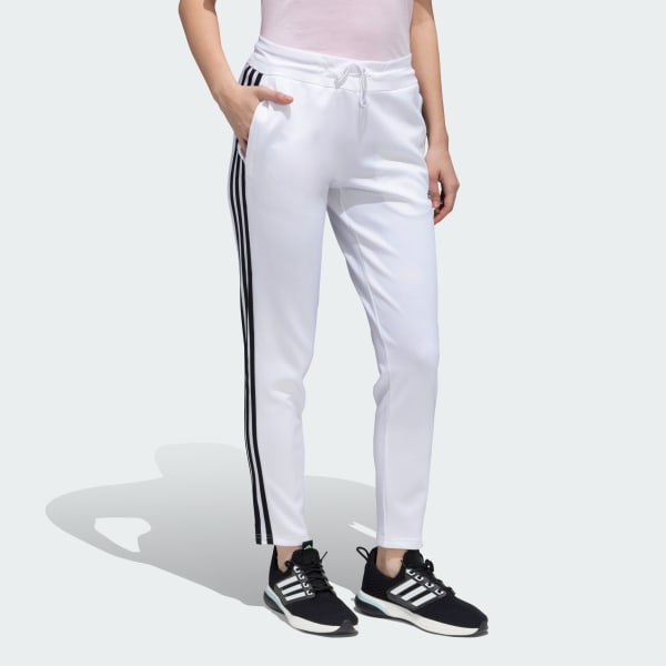 White 3-Stripes 7/8 Pants