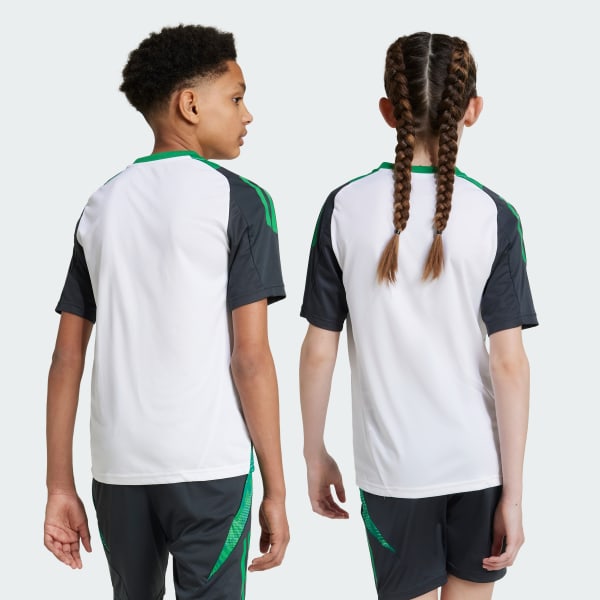 White Celtic FC Tiro 24 Training Jersey Kids