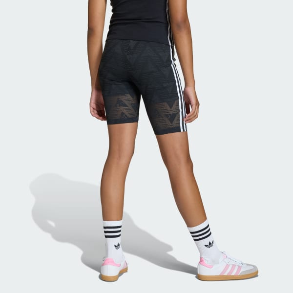 zwart LACE FIETSSHORT