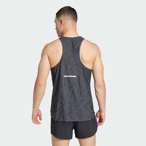 adidas Ultimate Running Engineered CLIMACOOL+ Tank Top - Black