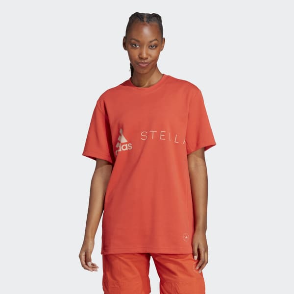 Orange adidas by Stella McCartney Logo Tee