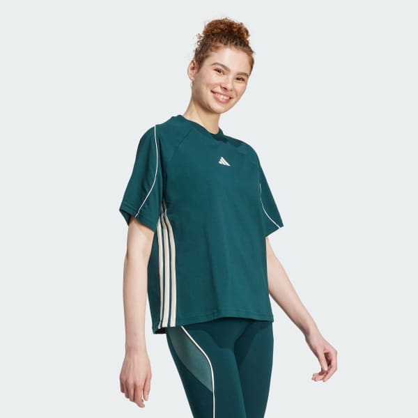 Vert T-shirt 3 bandes Stadium