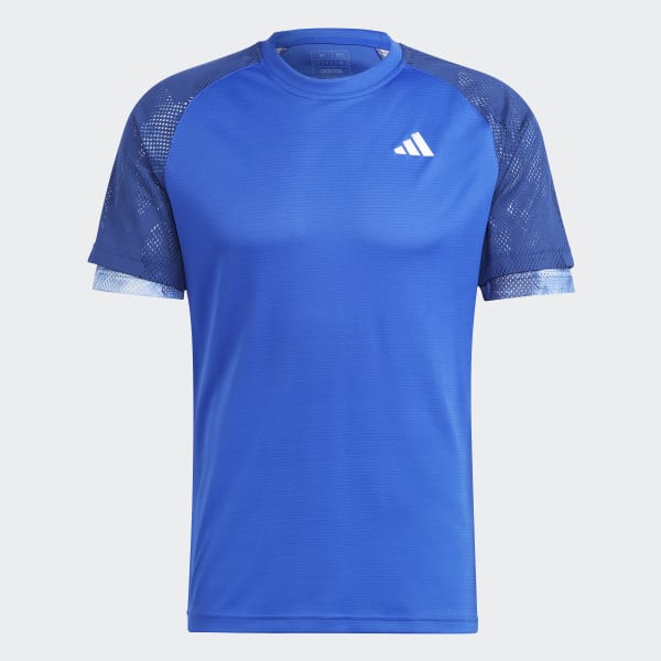 Bleu T-shirt raglan de tennis Melbourne Ergo HEAT.RDY