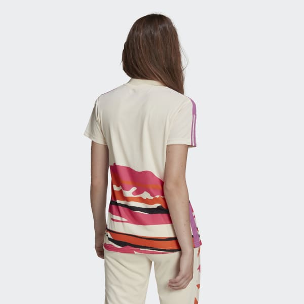 Bege Camisa adidas Tiro x Thebe Magugu F5788