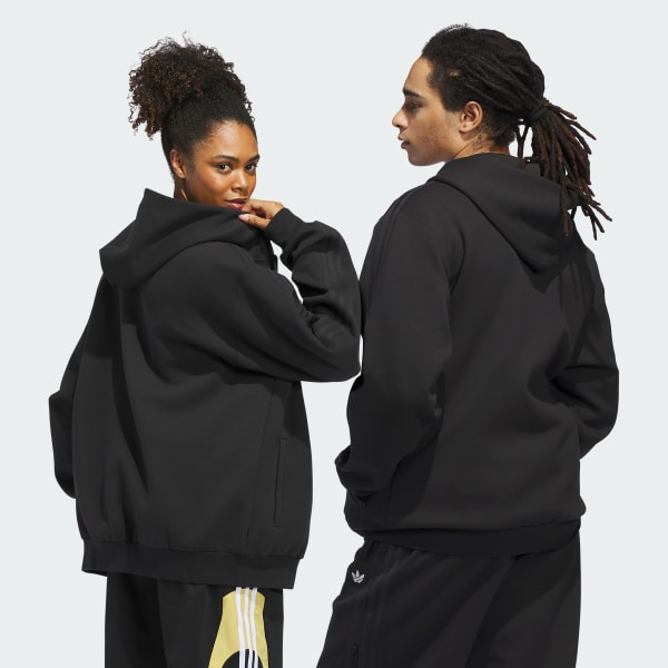 Schwarz Skateboarding Technical Fleecejacke