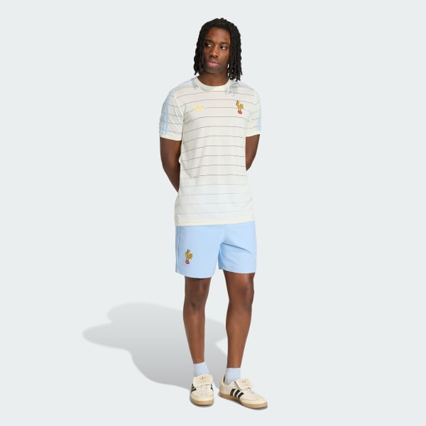 Bianco T-shirt Crunch Francia Rugby 120 anni