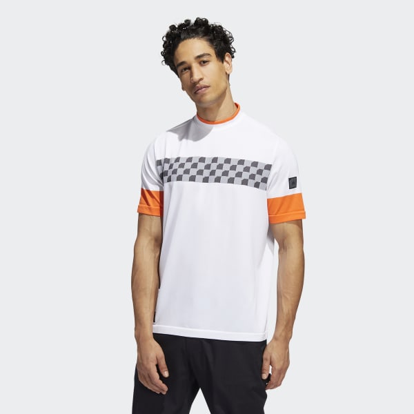 biela Polokošeľa Adicross Checkered P2585