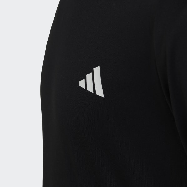 Preto T-shirt de Ténis Club