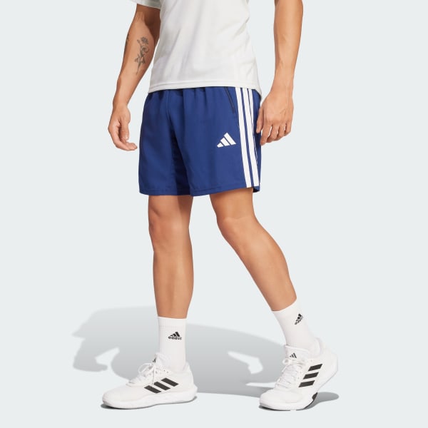 Blue Essentials Training 3-Stripes Woven Shorts