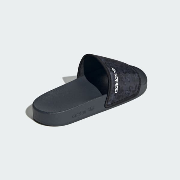Adidas adilette slides clearance grey