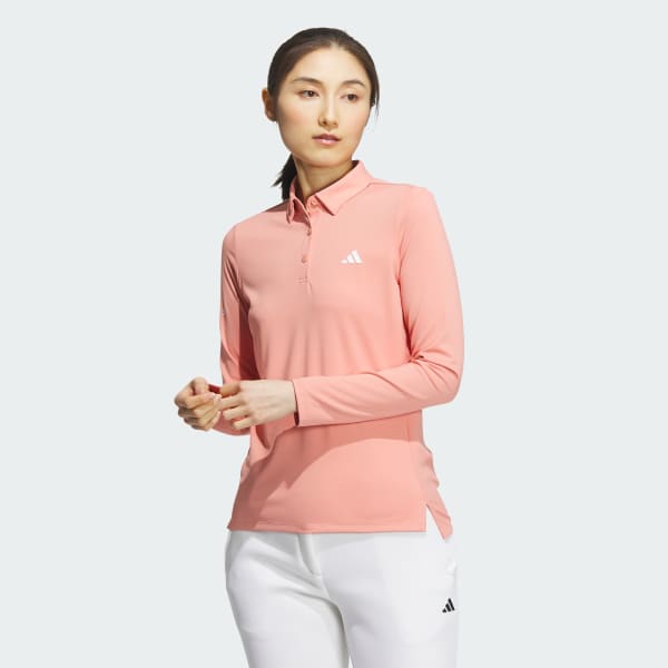 Adidas women's long sleeve golf shirts clearance